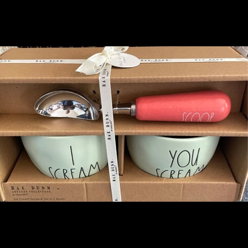 Rae Dunn Scream Ice Cream Set